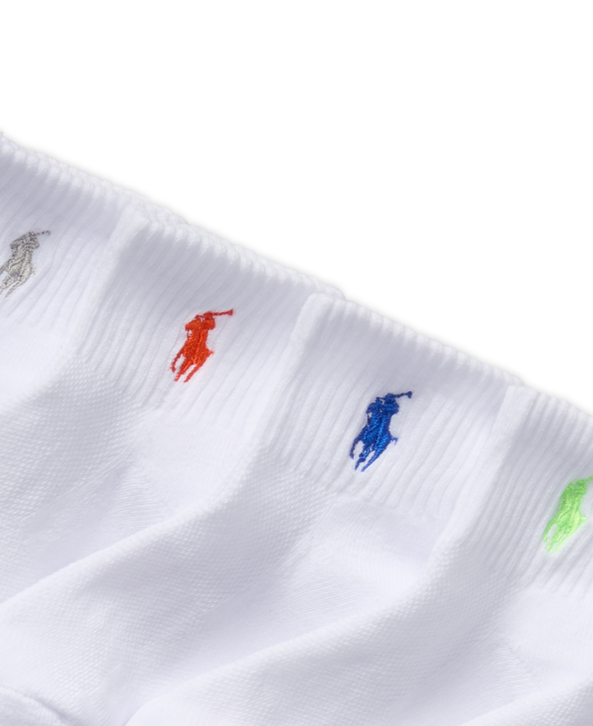 Polo Ralph Lauren Little & Big Girls Sport Quarter Socks, 6-pack In White