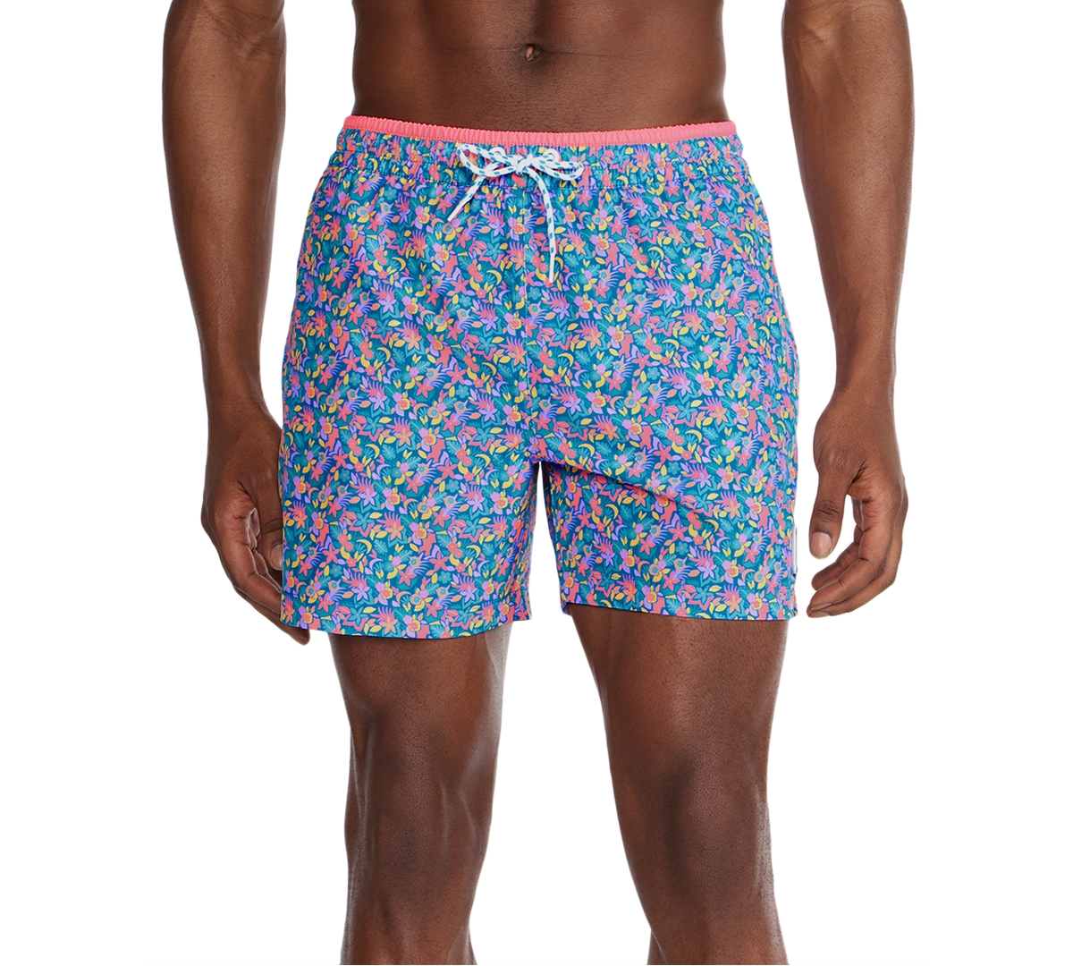 Men's Sea-Life Graphic Lined 5.5" Swim Trunks - Blue