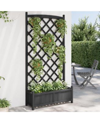 Solid fir wood Planter , 35.4" W x 70.9" H x 13.8"