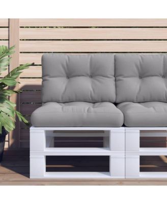 Pallet Cushion Gray 19.7"x15.7"x4.7" Fabric