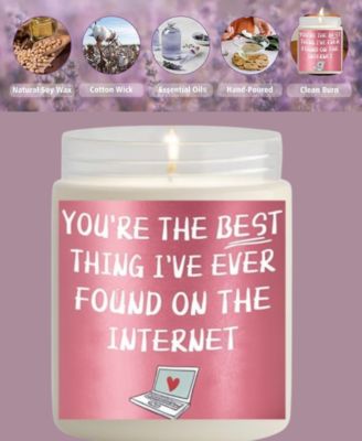 "You're The Best" Vanilla Scented Soy Wax Candle, 10 oz.