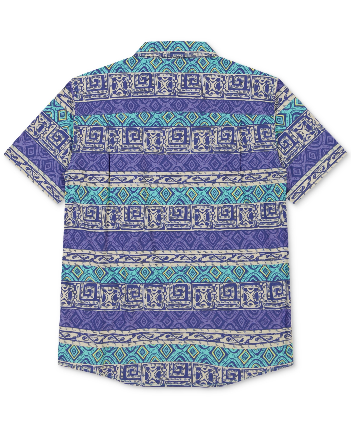 QUIKSILVER BIG BOYS GLOBAL HEAT COTTON BUTTON-DOWN SHIRT 