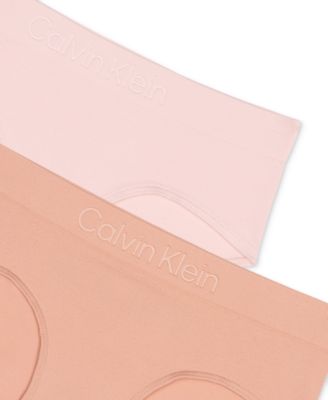 Big Girls Seamless Embossed Hipster Underwear, Pack of 2