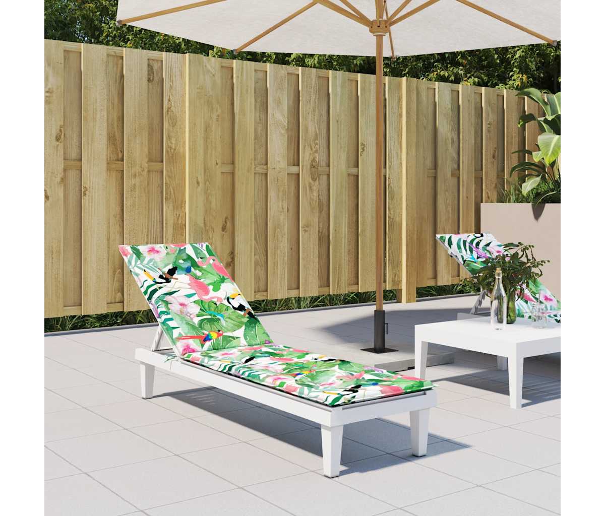 Deck Chair Cushion Multicolor Oxford Fabric