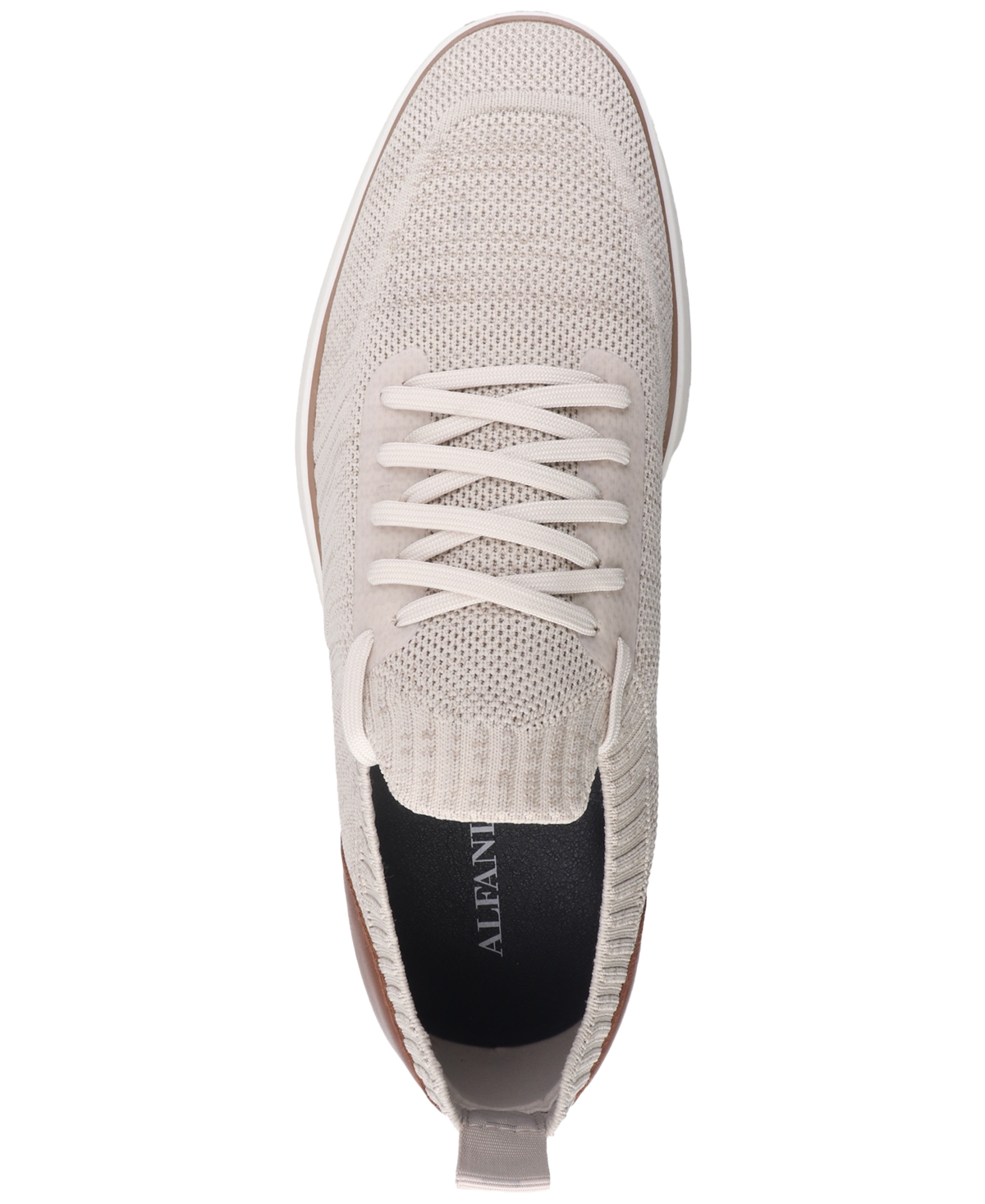 Alfani Men's Lambertt Knit Sneakers, Exclusively At Macy's In Hummus Knit
