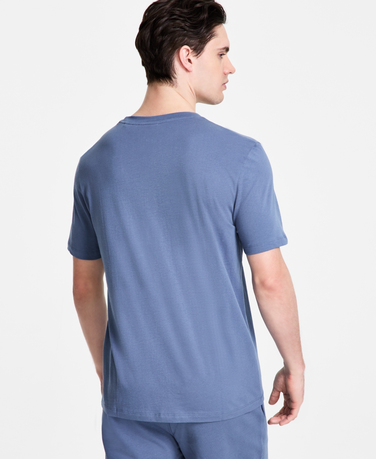 Hugo Boss Hugo By  Men's Danetchorb Regular-fit Graphic T-shirt In Open Blue