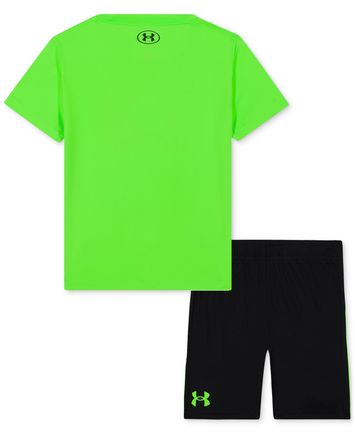Under Armour Toddler & Little Boys Ua Tech Soccer T-shirt & Shorts Set In Hyper Green