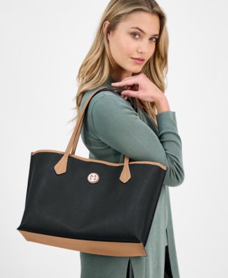 Saffiano Pinched Extra-Large Tote, Exclusively at Macy's  