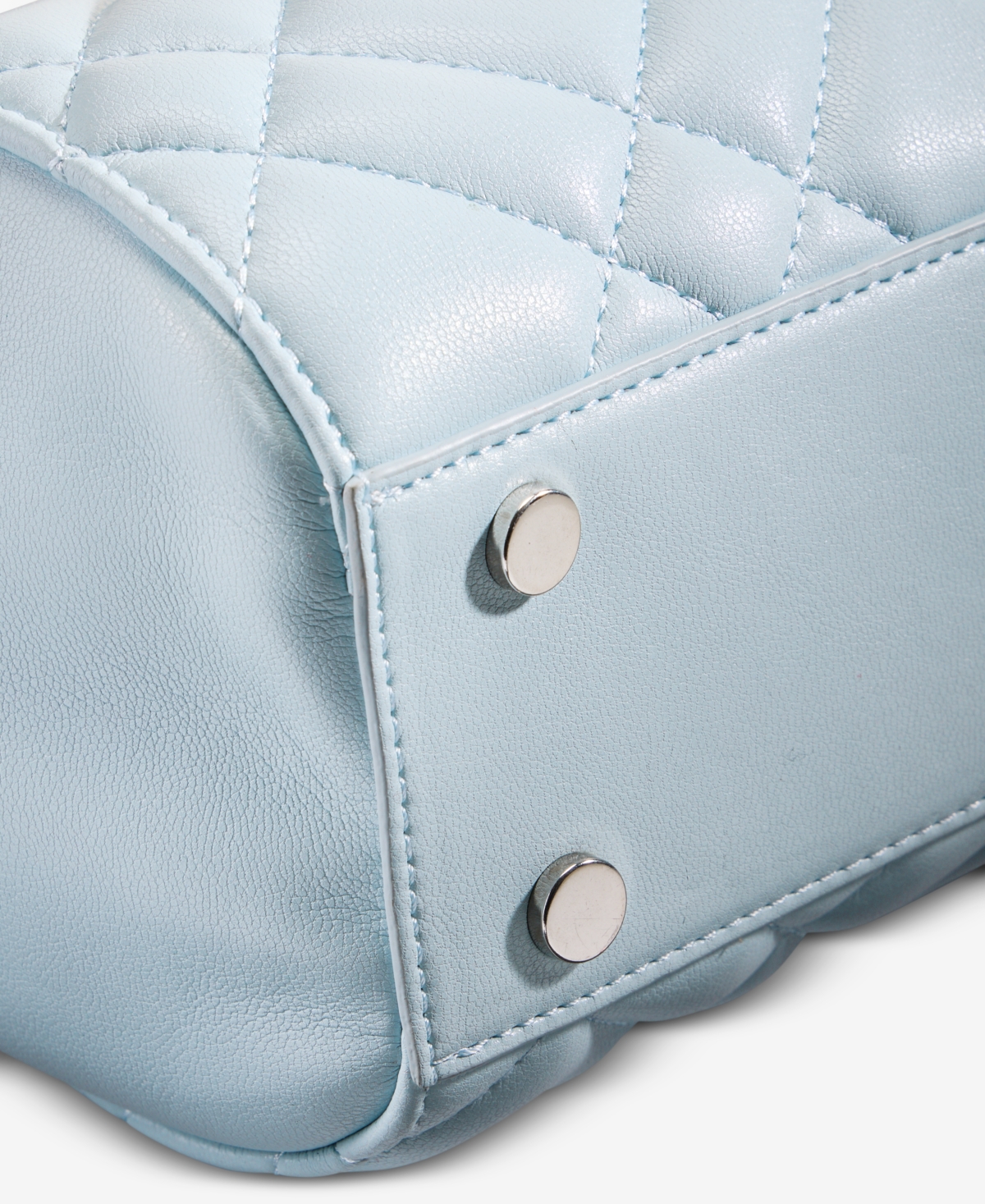 Inc International Concepts Harrper Medium Quilted Shoulder Bag, Exclusively At Macy's In Bliss Blue