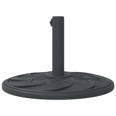 Parasol Base Black Polyethylene, concrete, and iron Medium