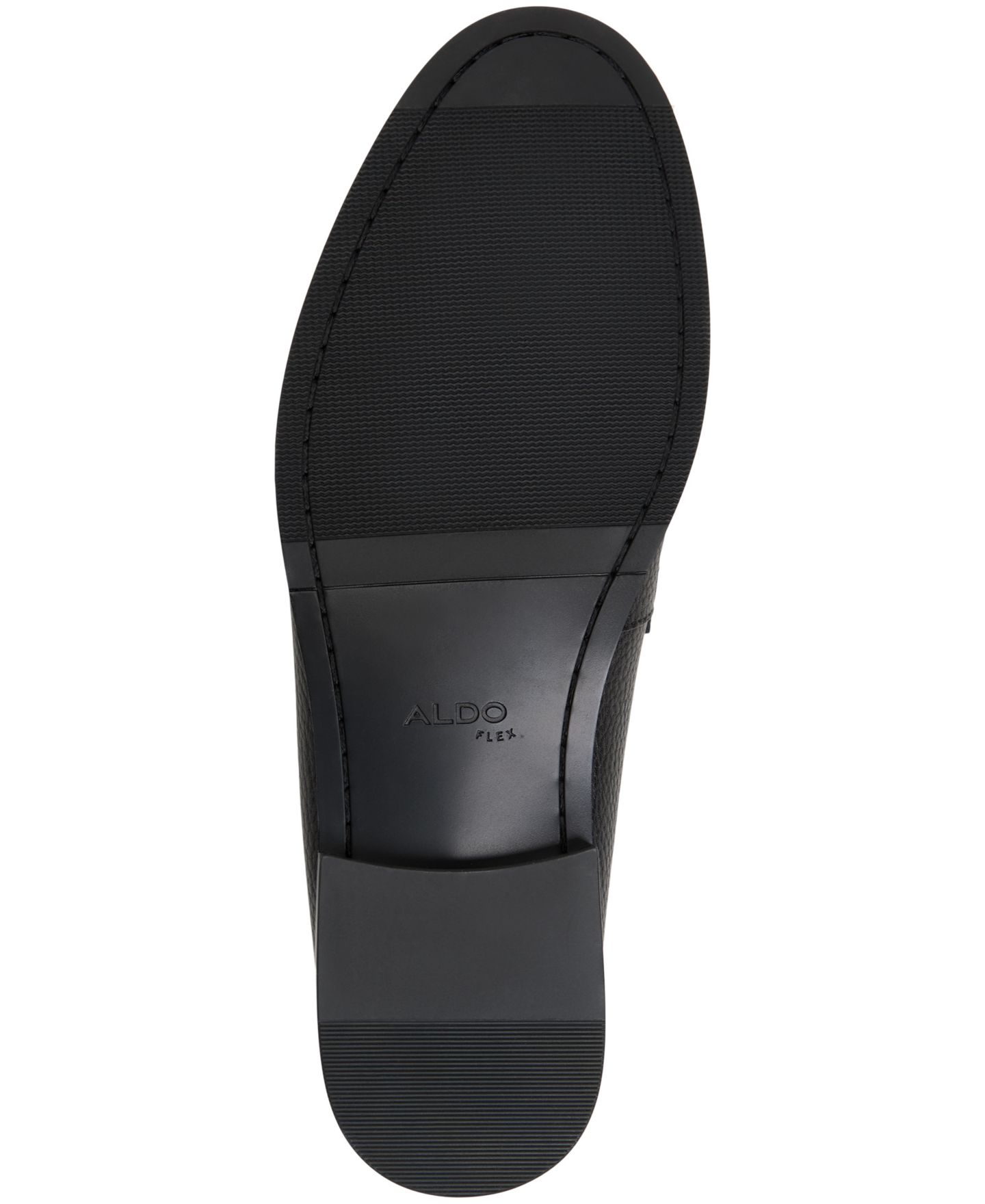 Мужские туфли ALDO Traveler Leather Bit Loafer, цвет: Чёрный — фото 5