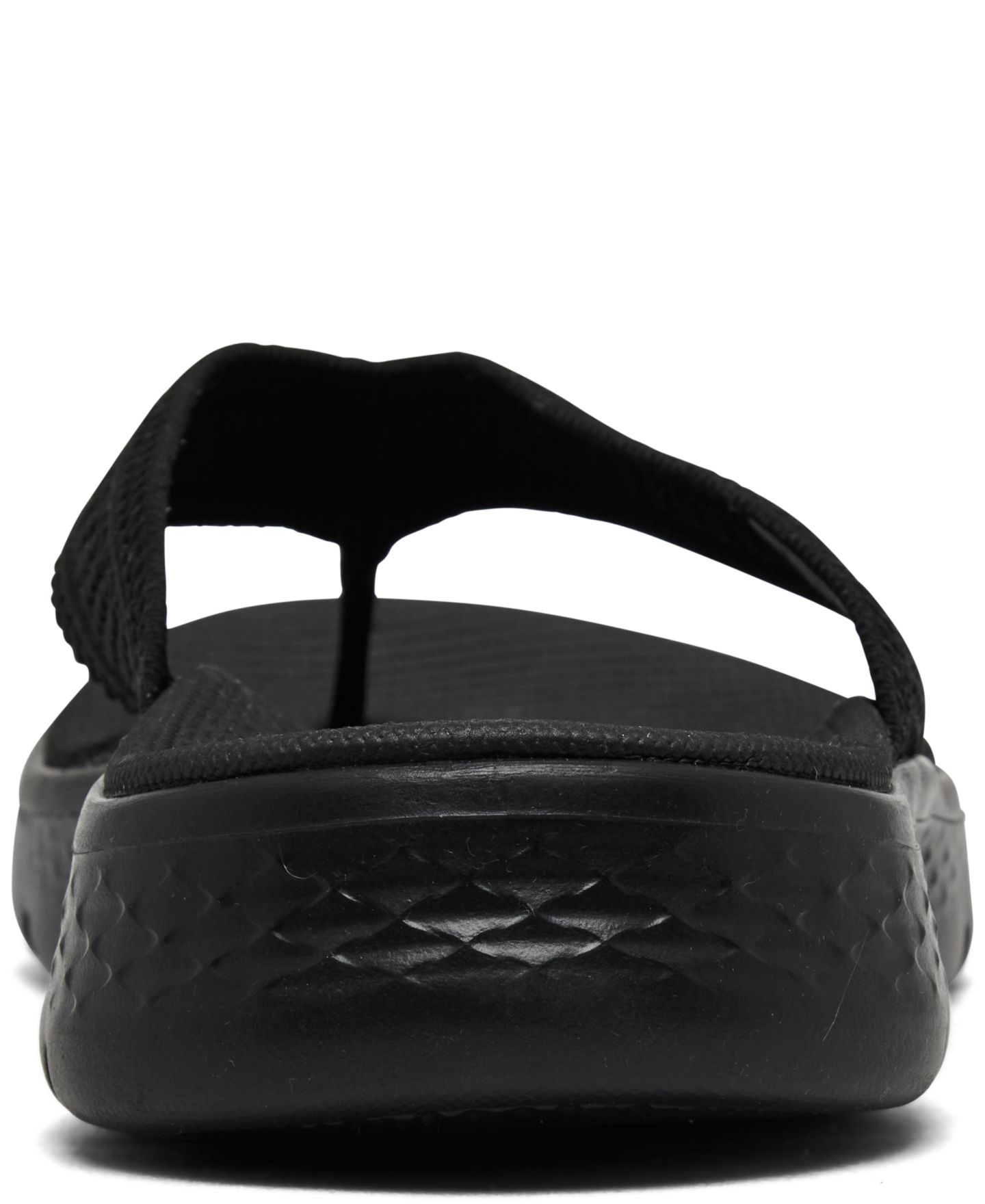 Женские сандалии Skechers Go Walk Flex Flip-Flop Thong, цвет: Чёрный — фото 4