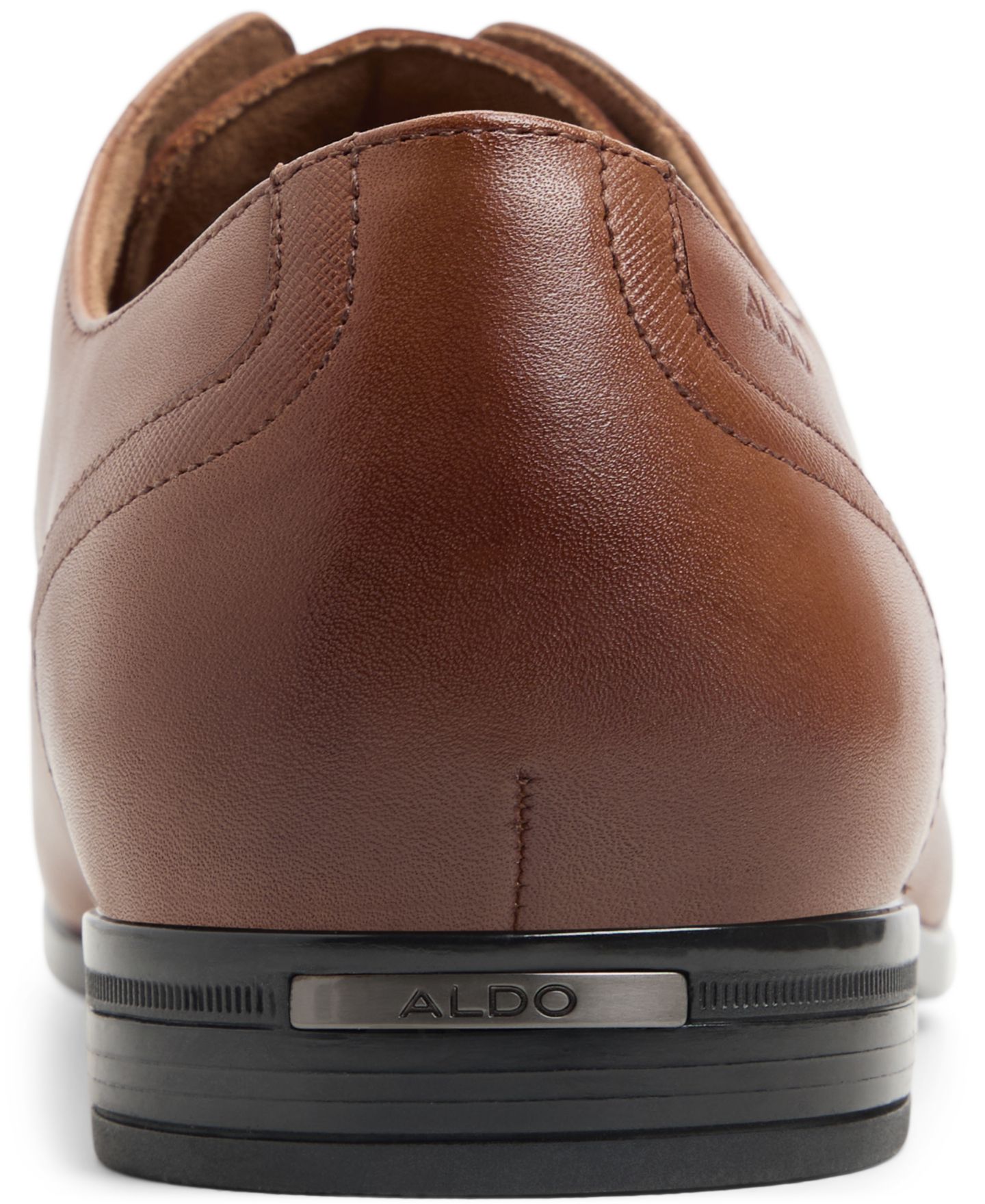 Мужские туфли ALDO Luigi Leather Derby Lace Up Dress Shoe, цвет: Рыжевато-коричневый — фото 4