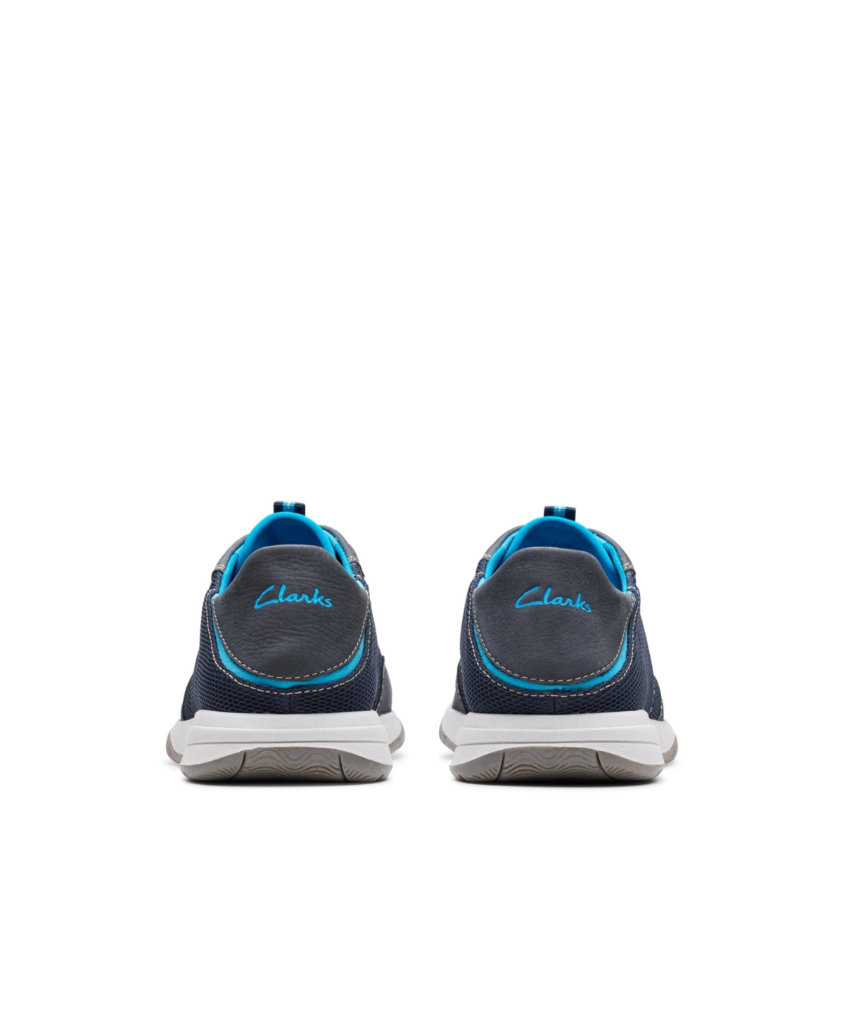 Clarks Men's Collection Sailview Sport Shoes In Navy Combi Nubuck