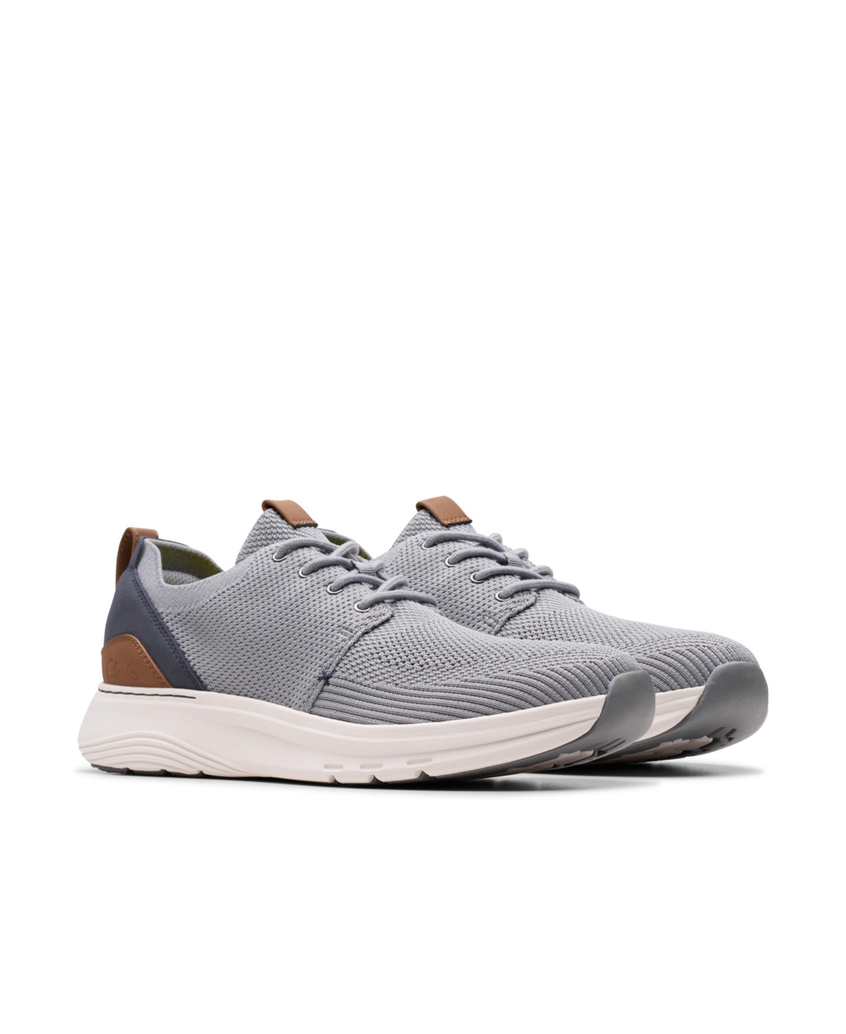 Clarks Men's Collection Motion Trek Mx Shoes In Light Gray Textile