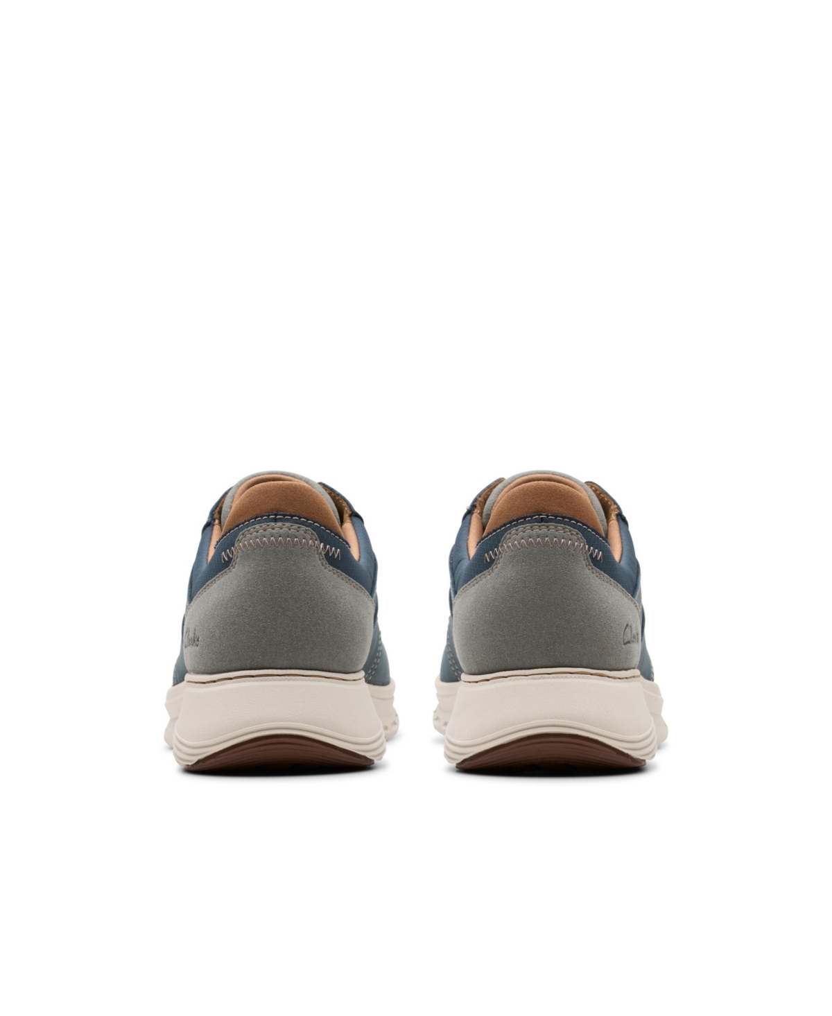 Clarks Men's Collection Motion Trek Pt Shoes In Navy Combi Nubuck