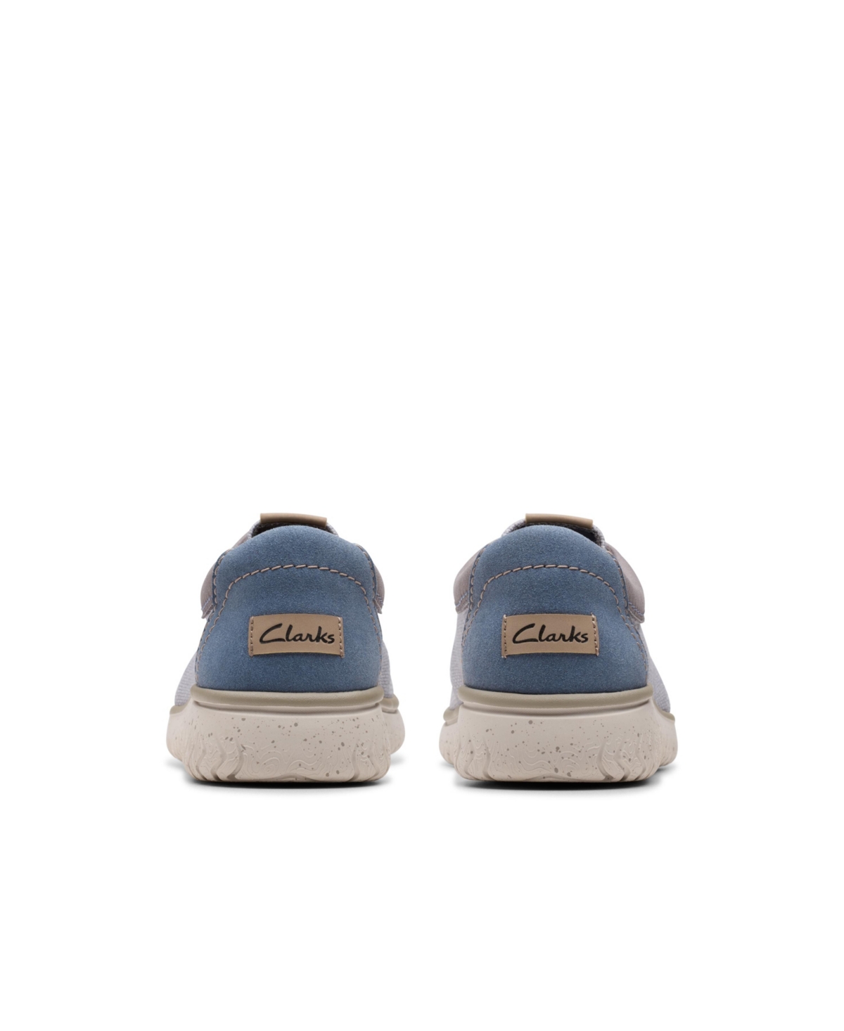 Clarks Men's Collection Relax Lite Lace Shoes In Light Gray Nubuck