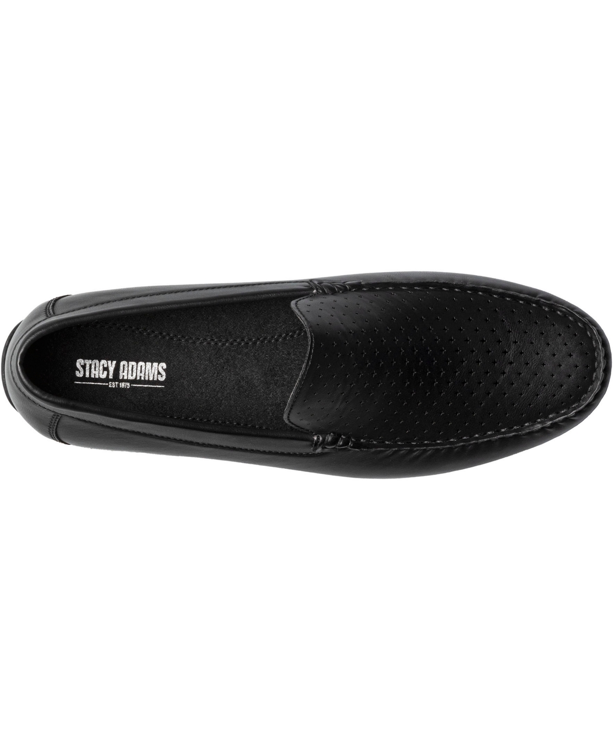 Stacy Adams Men's Conroy Perfed Slip On Shoe In Black