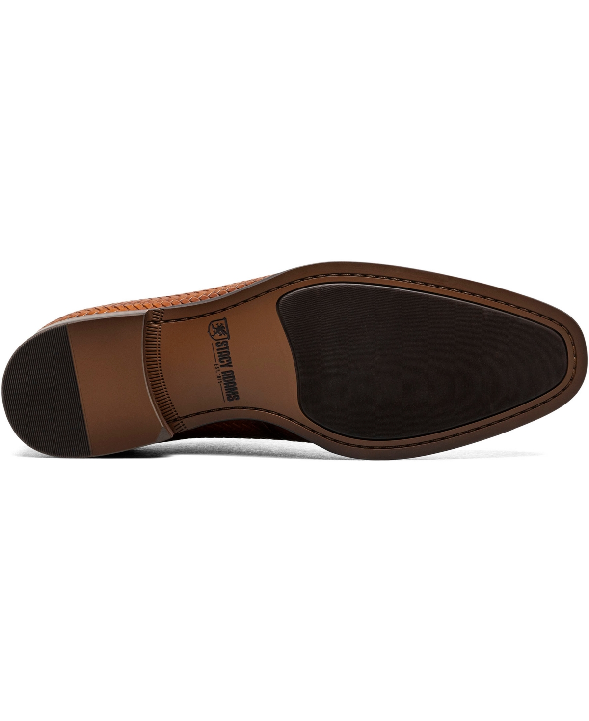 Stacy Adams Men's Keating Plain Toe Lace Shoe In Tan