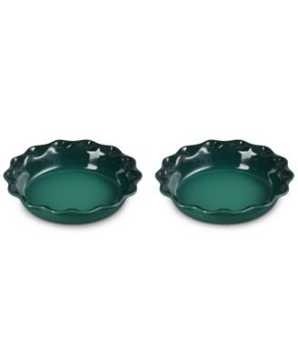 Stoneware Heritage Fluted 9" Pie Dish, Set of 2