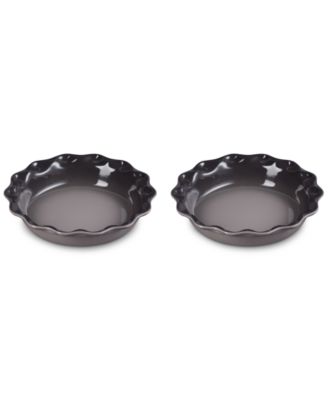 Stoneware Heritage Fluted 9" Pie Dish, Set of 2