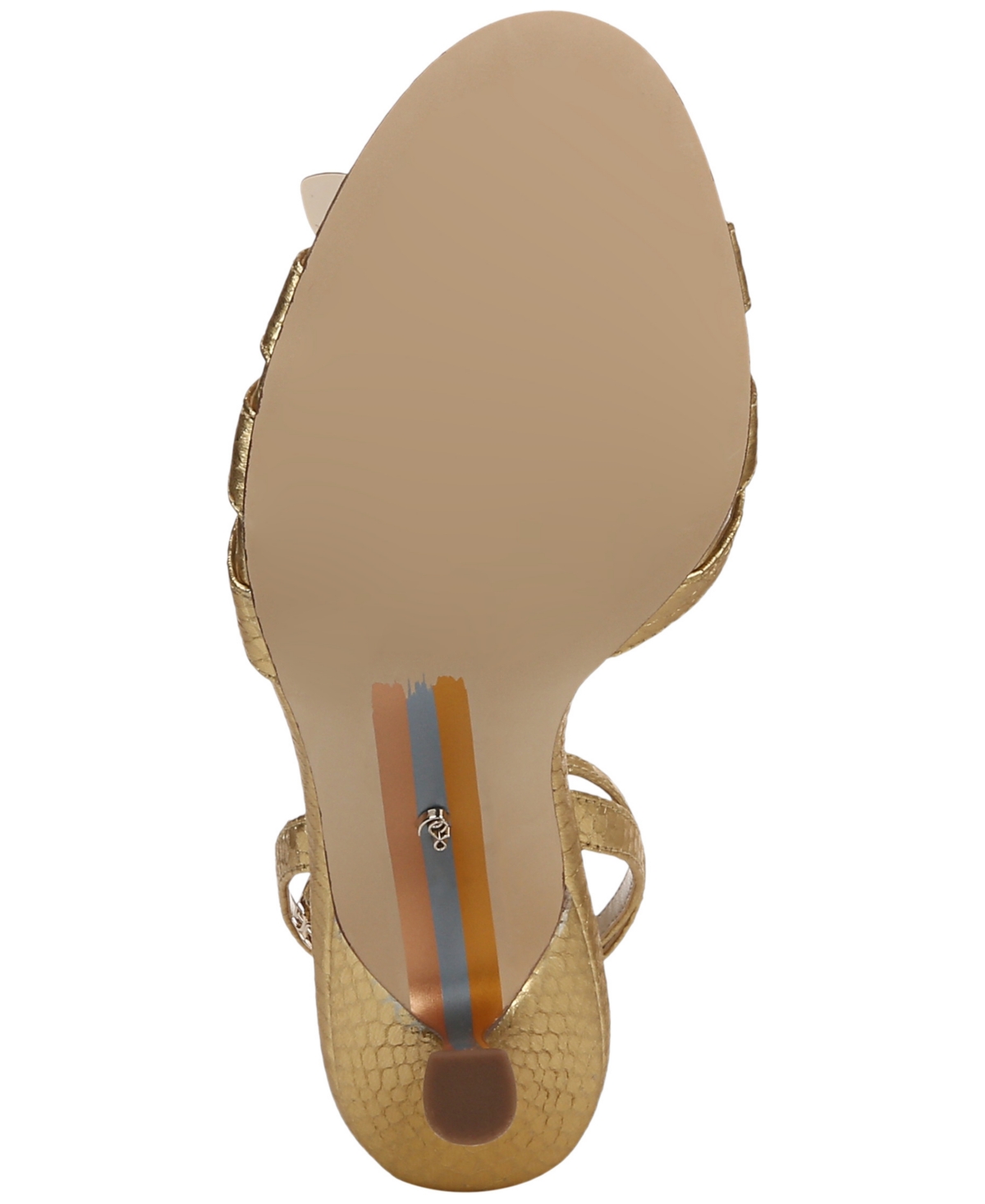 Sam Edelman Joanna Ankle Strap Sandal In Gold