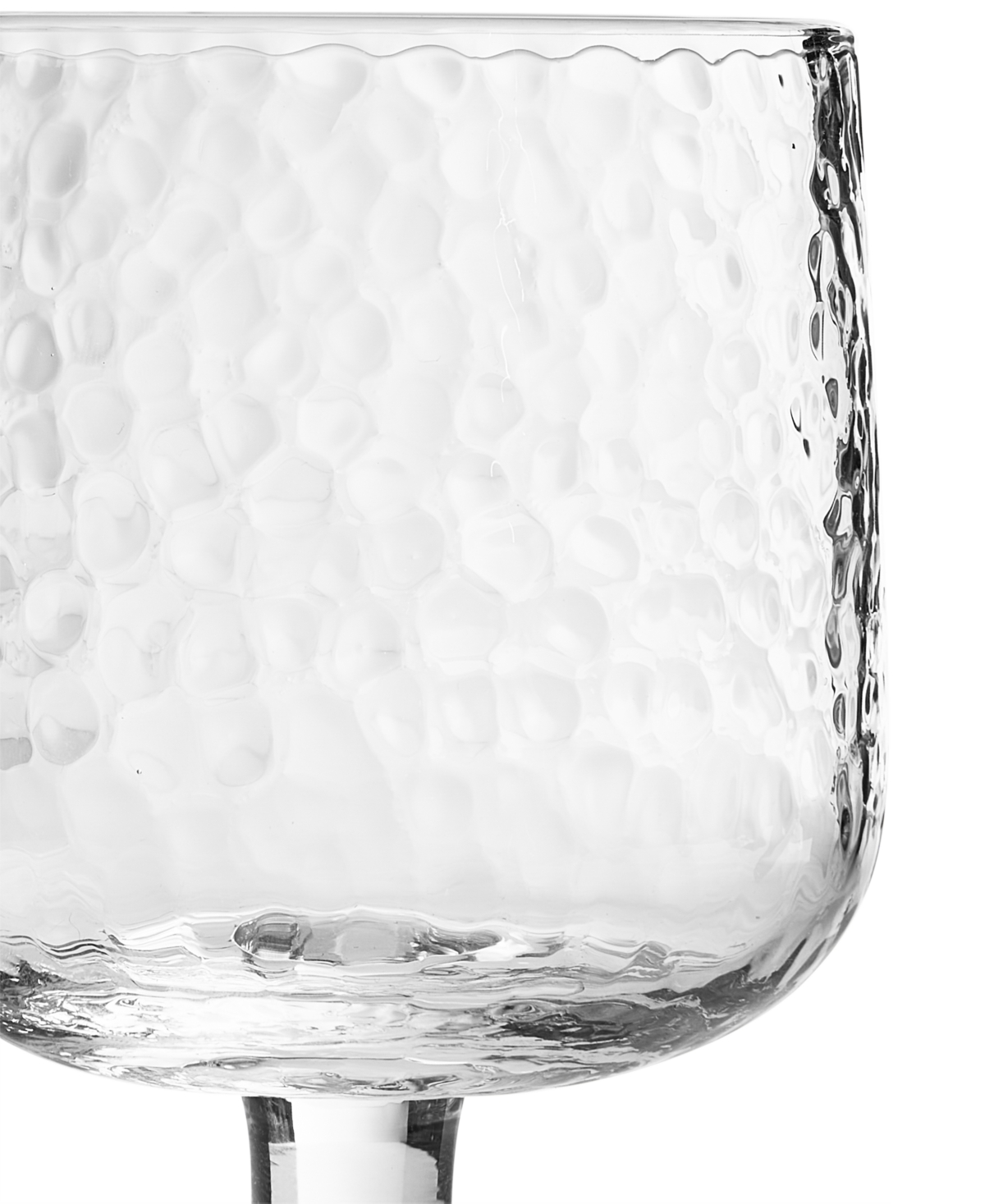 Oake Textured Wine Glasses, Set Of 4, Exclusively At Macy's In Clear