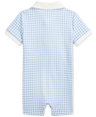 Baby Cotton Gingham Romper