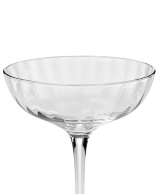 Optic Coupe Glasses, Set of 4, Exclusively at Macy's