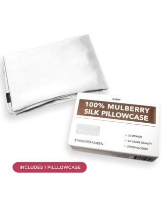 22 Momme Mulberry Silk Pillowcase with Zipper