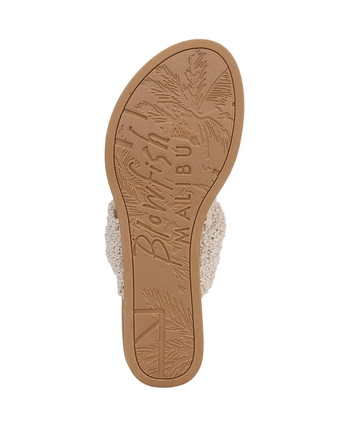 Blowfish Malibu Ashland Wedge Sandal In Off White Crochet Fabric