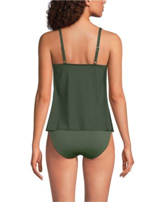 Women's Tulip Hem Tankini Top