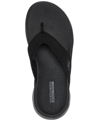 Skechers Women's GO Walk Flex Flip-Flop Thong Sandals from Finish
