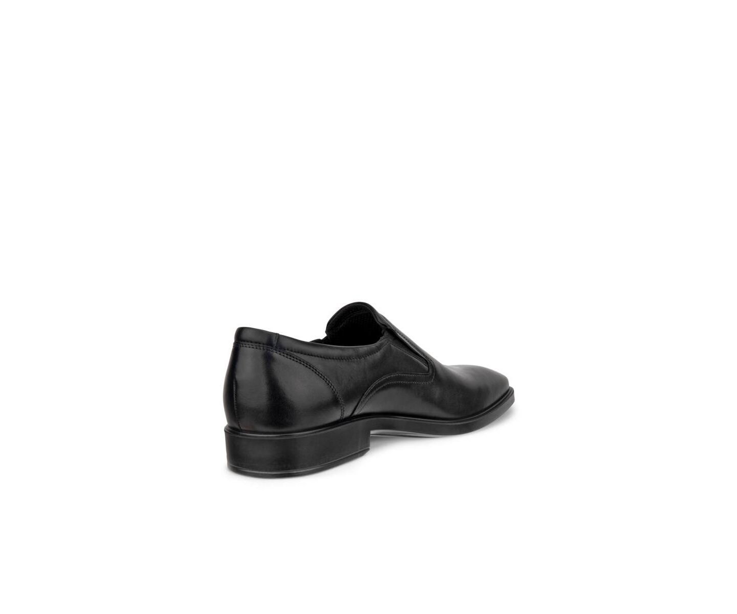 Мужские туфли Ecco Metropole Milan Plain Toe Slip-On, цвет: Чёрный — фото 2