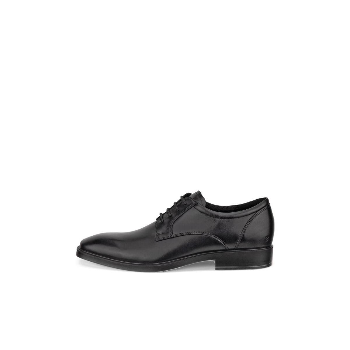 Ecco Men's Metropole Milan Plain Toe Derby Shoe In Black