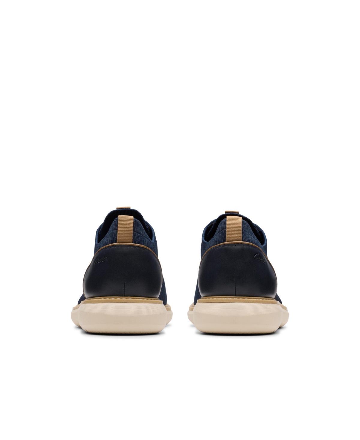 Clarks Men's Collection Brantin Knit Shoes In Navy Knit