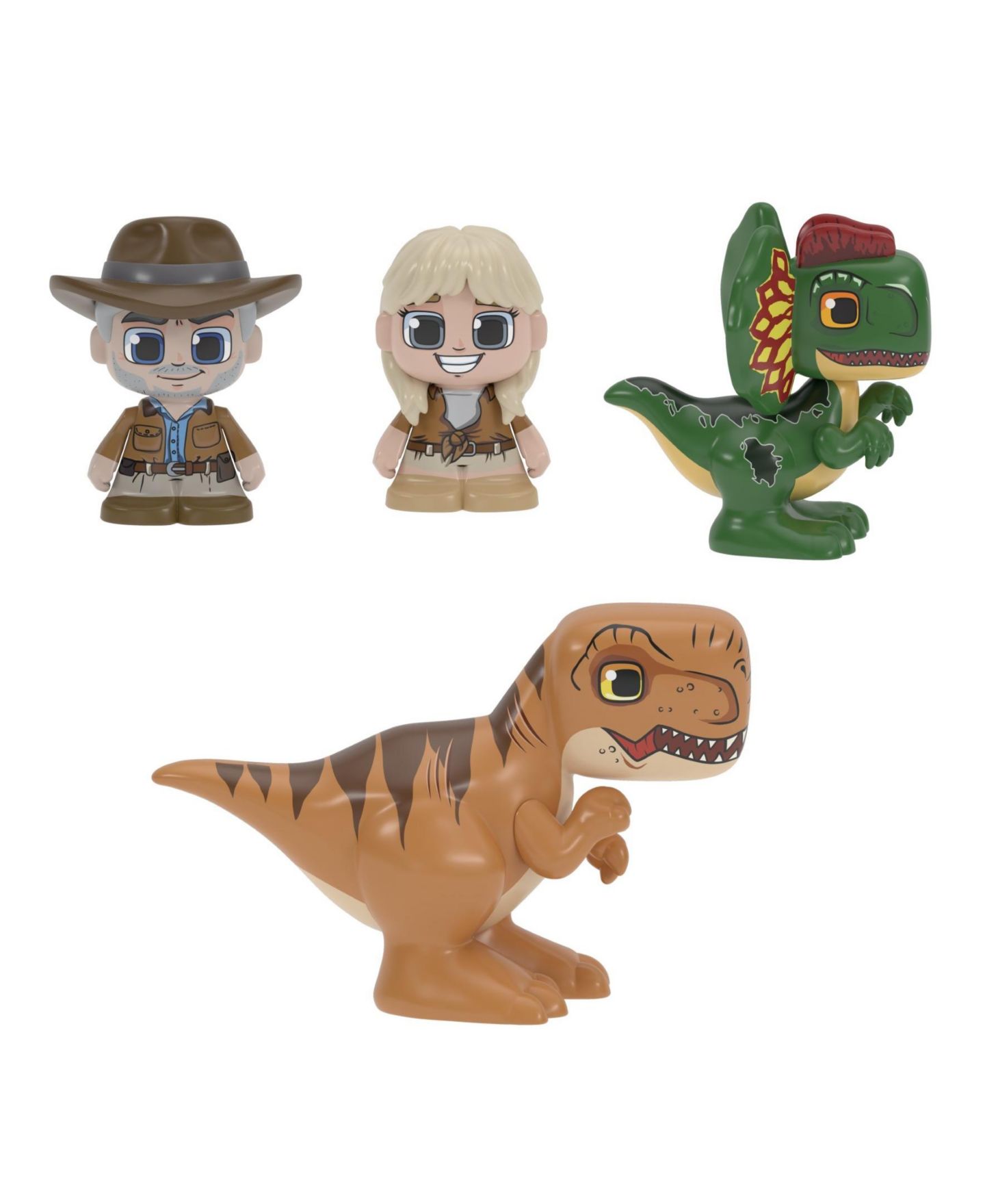 Детский игровой набор Tile Town Jurassic World Dino Escape Magnetic Tiles Playset, 69 Piece — фото 12