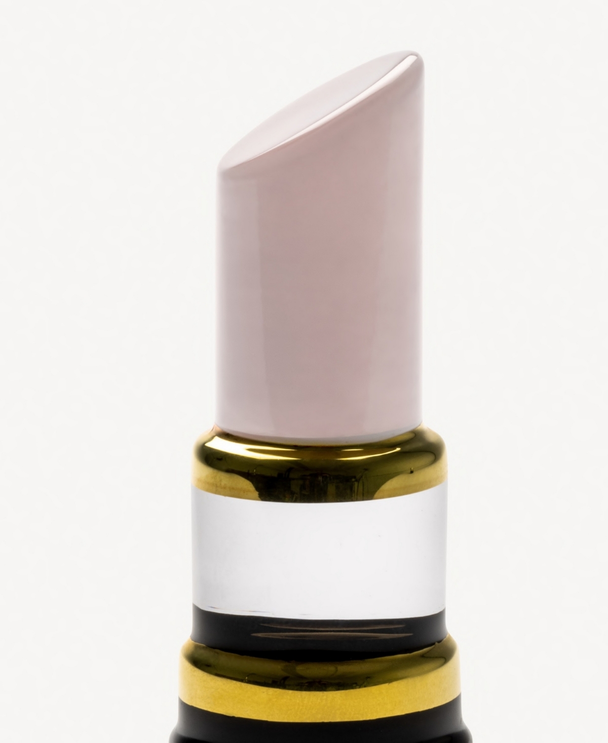 Kosta Boda Make Up Lipstick Soft Pink Sculpture In Soft Pink
