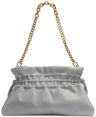 Southold Leather Clutch with Chain Strap