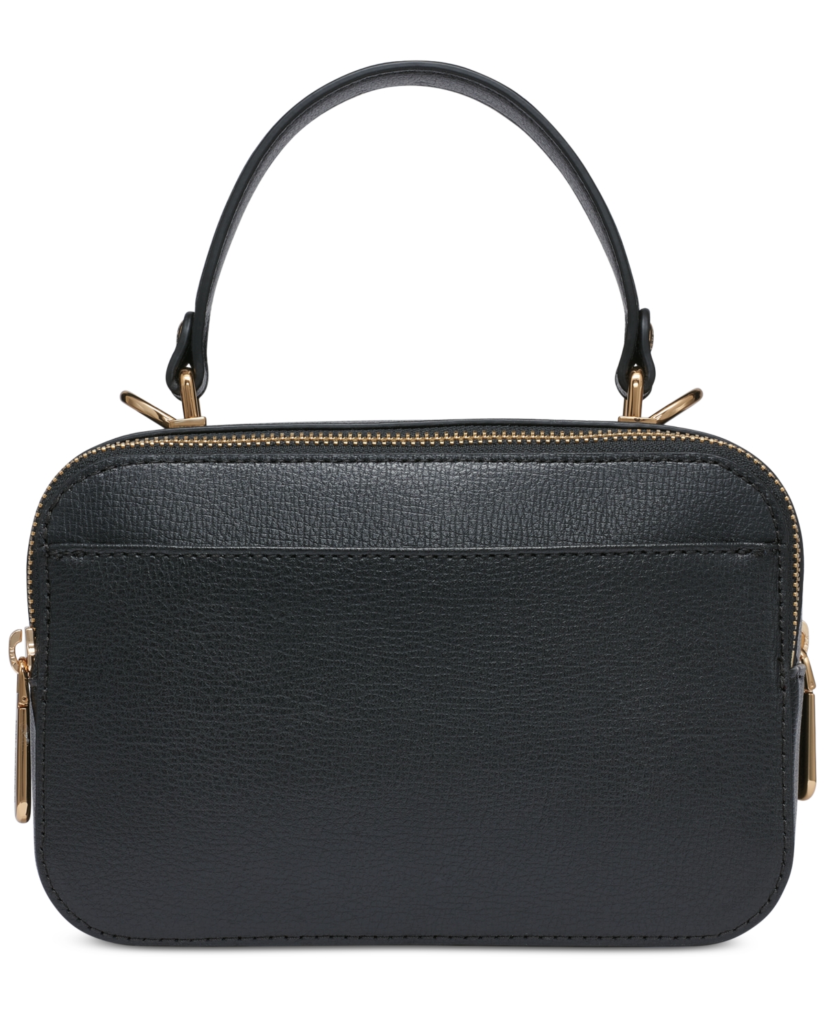 Karl Lagerfeld Simone Small Coated Leather Rainbow Lunchbox Crossbody In Black Multi Combo