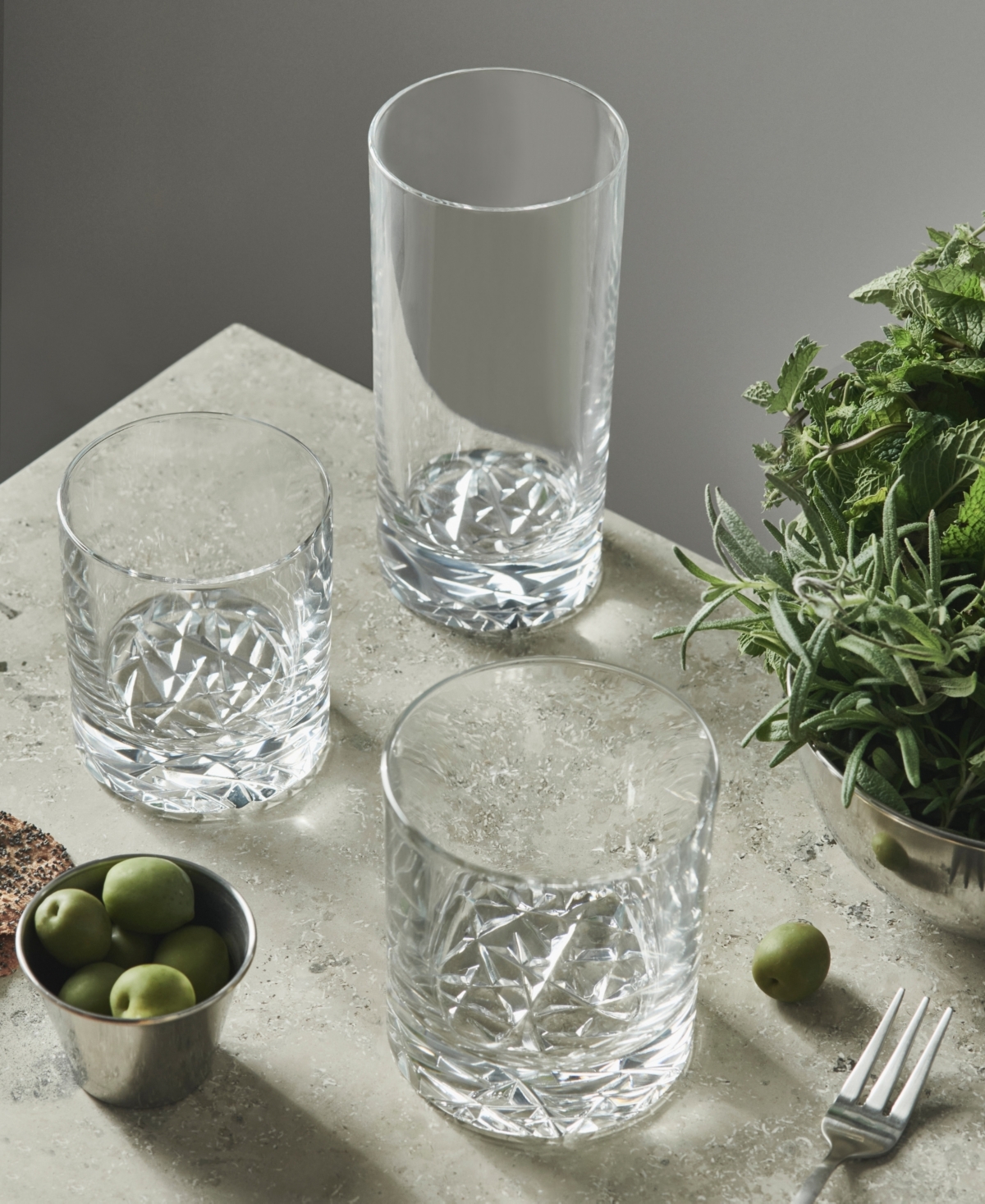 Orrefors Carat Double Old Fashioned Glass, Set Of 2 In Clear
