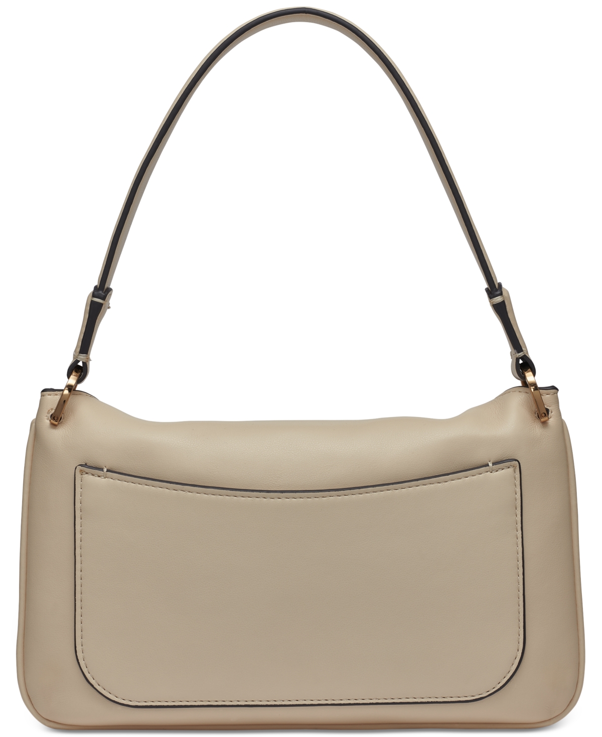 Karl Lagerfeld Nadine Small Leather Shoulder Crossbody In Brie