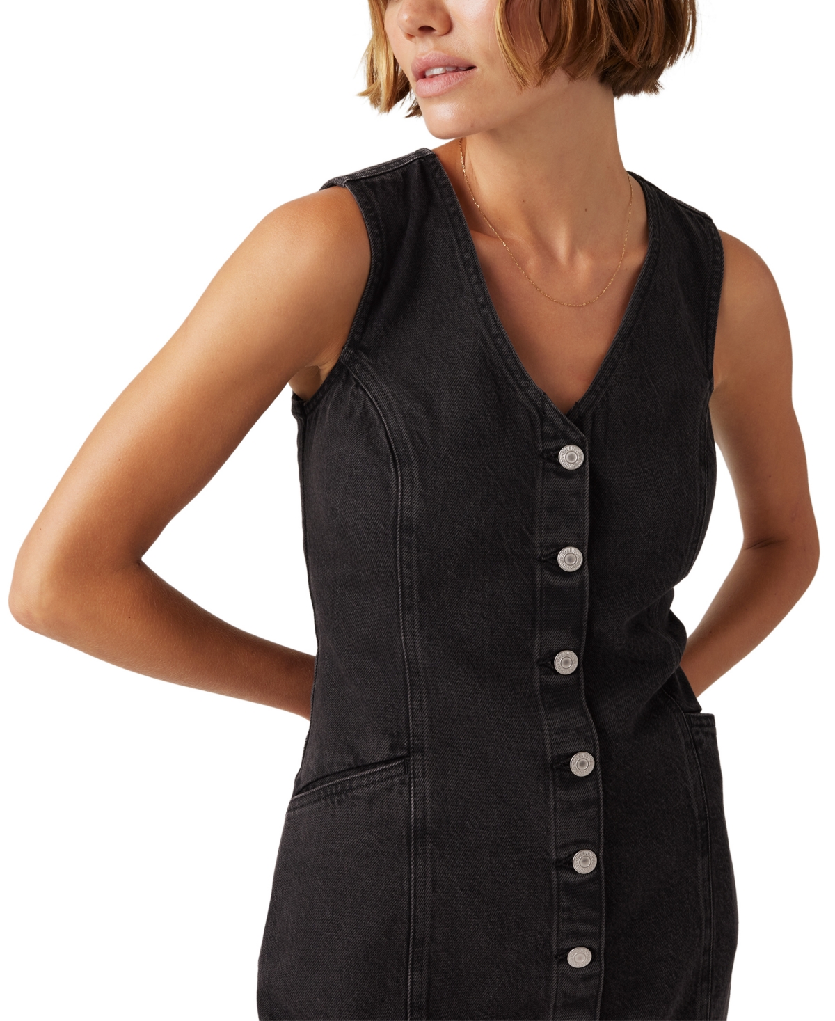 Levi's Vianna Vest Dress In Capturing Moments