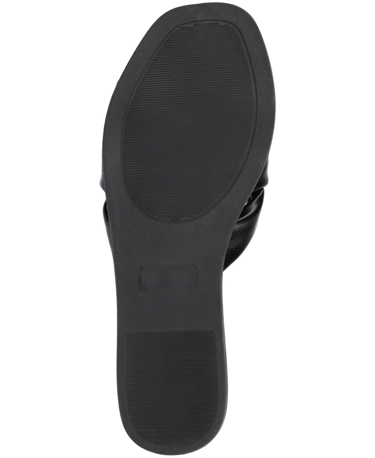 Journee Collection Prylin Bow Slide Sandal In Black