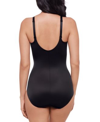 Women's Sexy Sheer Shaping Padded-Cup Bodysuit 