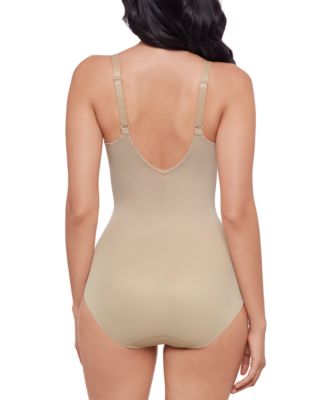 Women's Sexy Sheer Shaping Padded-Cup Bodysuit 