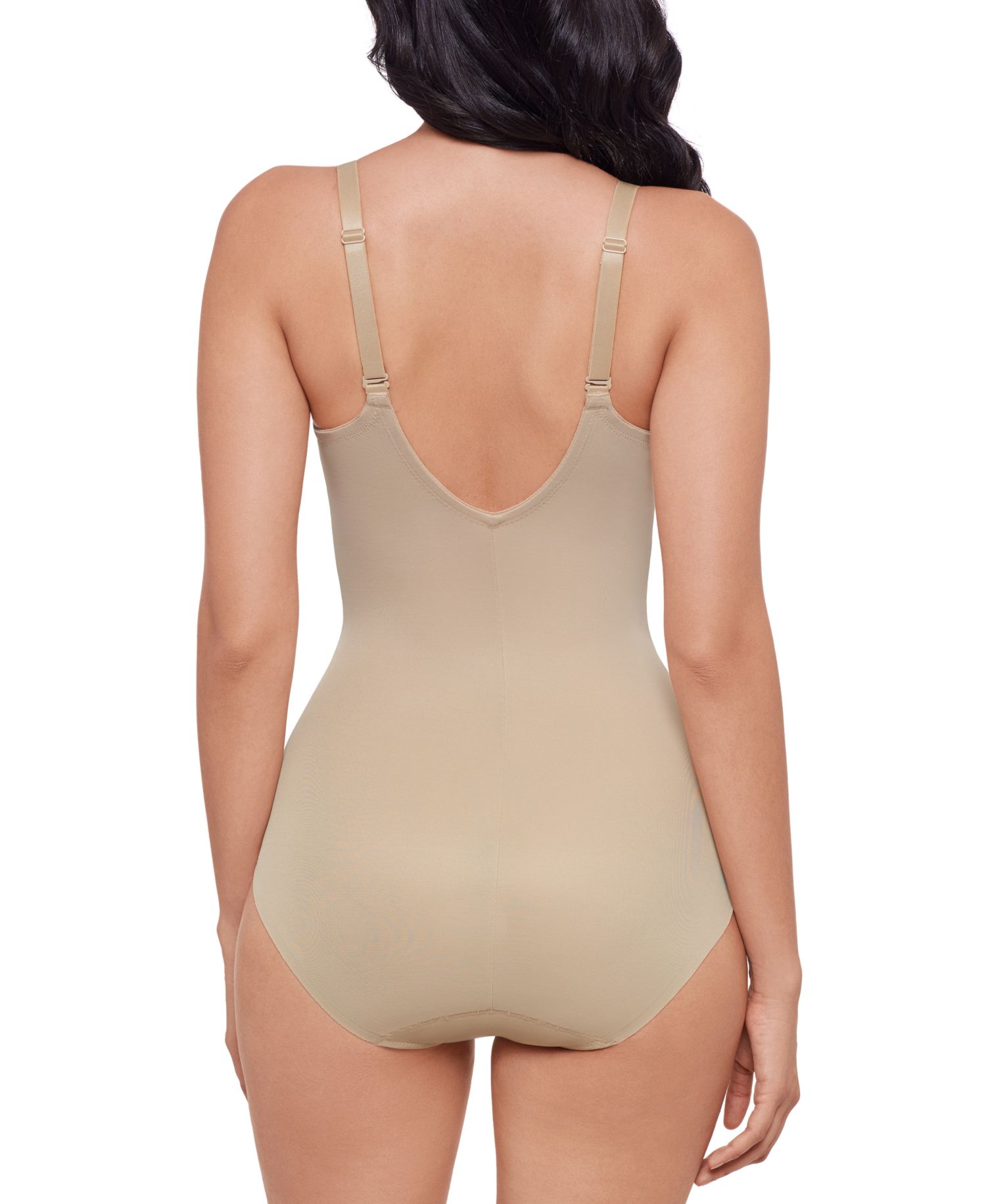 Women's Sexy Sheer Shaping Padded-Cup Bodysuit 2763