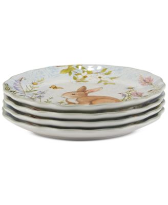 Easter Meadow Dessert/Salad Plates, Set of 4