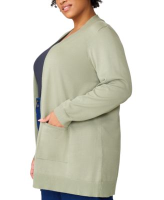 Plus Size  Open-Front Cardigan Sweater