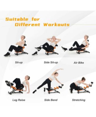 Core Fitness Abdominal Trainer Crunch Exercise Bench Machine